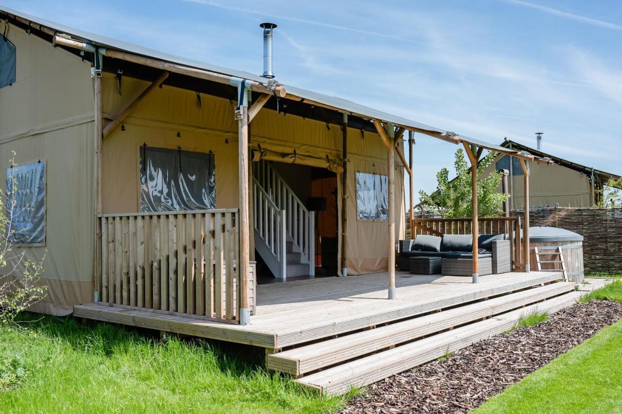 Hencote Vineyard Glamping Village Shrewsbury Eksteriør billede